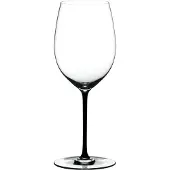 Riedel 4900/0B, Universelles Weinglas, Standard-Glas, Kristall, Glas, Schwarz, Einfarbig, 709 ml