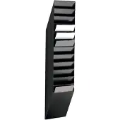 Durable Prospektspender Flexiboxx 12, 12 Spender, A4, hoch, schwarz