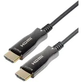 MaxTrack HDMI Glasfaser Kabel, 50m, 4K UHD, HDMI 2.0, mit optischem Wandler