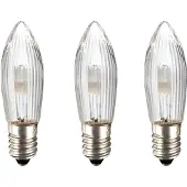Hellum Ersatzkerzen LED 8-55V 0,5W, 3Stk E10, für 4-30 Brennstellen innen 913231
