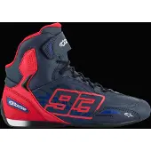 Alpinestars Austin Motorradschuhe Night Navy B Red Sodalite Blue, Größe: 9