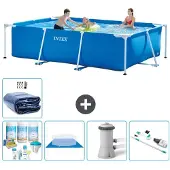 Intex Rechteckiger Frame Pool - 300x200x75 cm - 6-teilig S20057