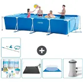 Intex Rechteckiger Frame Pool - 450x220x84 cm - 6-teilig S20843