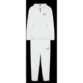 EA7 für Herren. 8NPV08_PN4HZ Tennis Pro Trainingsanzug weiß (M), Sportlich, Tennis/Padel, Multisport, Polyester, Langarm