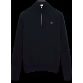 Gant Pullover Superfine Lambswool Half Zip Herren Navy-XL