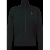 HUGO Sweatshirt "Sweatjacke Laze Zip Jacket", Herren, Gr. L, schwarz, Obermaterial: 95% Baumwolle CO. 5% Elasthan EL., Sweatshirts Sweatshirt