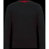 HUGO für Herren. 50532022 Austin Pyjama-Oberteil schwarz (XL), Heimtextilien, Baumwolle, Langarm