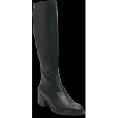 Wonders für Damen. G-6250_5121_5792 Lederstiefel Santafé 50 schwarz (36), 3 bis 5 cm, Reißverschluss, Lässig