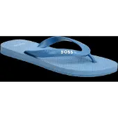 BOSS für Herren. 50498208 Flip-Flops mit türkisfarbenem Logo-Detail (39/40), Wohnung, Keine, Strandbekleidung