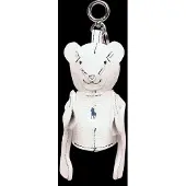 Ralph Lauren für Damen. 427P13276002 Charme für Bärentasche weiß (OSFA), Lässig, Leder