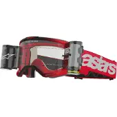 Alpinestars Vision 5 Blaze Schutzbrille Roll-Off Red Clear Roll Off, Größe: One Size