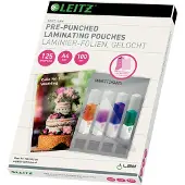 Leitz A4 Mehrfachperforierte 125 Mikron Laminierfolien 100 Einheiten