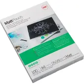GBC Laminierfolien MattPouch, DIN A4, matt, 125 mic., 100 Stück
