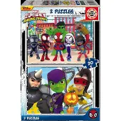 Spidey and his Amazing Friends Puzzle 2 x 20 - Spidey und seine Freunde