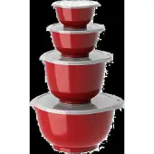 Mepal Rosti 29963, Set, Rot, 0,25 l, 0,5 l, 1,5 l, 3 l