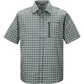 Killtec Funktionshemd "KOS 44 MN WVN SHRT", Herren, Gr. S, Normalgrößen, grau (seegrün), Obermaterial: 100% Polyester, Hemden Funktionshemd, Atmungsaktiv, schnelltrocknend, wasserabweisend