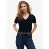 Tommy Hilfiger Slim Cody Kurzarm-t-shirt Mit V-ausschnitt