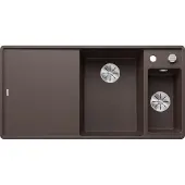 BLANCO Spüle Axia III 6 S-F 990 x 500 mm cafe 523494 1 Spülbecken Becken rechts Flächenbündig Mit Tropffläche Mit Resteb