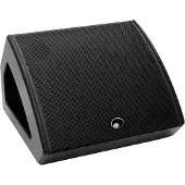 Omnitronic KM-112A, Keilmonitor, 2-Wege, Schwarz, 250 W, 500 W, 123 dB