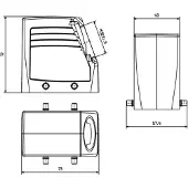 Weidmuller HDC 24D TOLU 1M32G EMC 2544000000 Steckergehäuse 1 St.