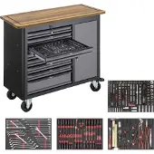 Vigor Mobile Werkbank Series L mit Sortiment V5156 256-teilig