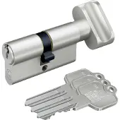 Basi V50 - K35/35 mm KA, Euro-Profilzylinder, Nickel, 3 Stück(e), 1 Stück(e), 320 g