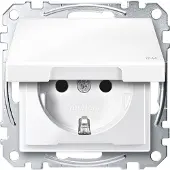 Merten MEG2314-0319 SCHUKO m. Kld., IP44, polar