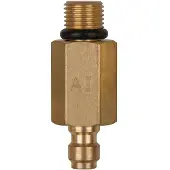 Ks Tools Adapterstück M10x1,0 Außengewinde und 1/4' Schlauchanschluss mit Dichtring ( 150.2348 )