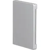 Hager BR651006LAN Endstück schnittkaschierend zu BR/H/N/A 68x100mm Oberteil 80mm hfr lackiert alu