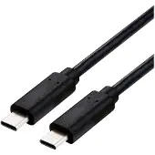 Roline USB4 Gen3x2 Kabel, C–C, ST/ST, 8K UHD-2, 40Gbit/s, 100W, schwarz, 1 m