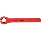 Ks Tools Ratschenringschlüssel mit Schutzisolierung, 10mm