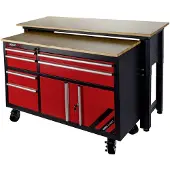 Holzmann Werkbank Werkstattwagen Set WEWA1216SET