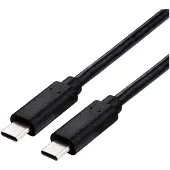 Roline USB4 Gen3x2 Kabel, C–C, ST/ST, 8K UHD-2, 40Gbit/s, 240W, schwarz, 0,8 m