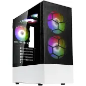 Kolink OBSERVATORY MX, Midi Tower, PC, Schwarz, Weiß, ATX, micro ATX, Mini-ITX, Stahl, Gehärtetes Glas, Gaming