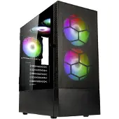 Kolink OBSERVATORY MX, Midi Tower, PC, Schwarz, ATX, micro ATX, Mini-ITX, Stahl, Gehärtetes Glas, Gaming