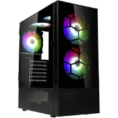 Kolink OBSERVATORY MX, Midi Tower, PC, Schwarz, ATX, micro ATX, Mini-ITX, Stahl, Gehärtetes Glas, Gaming