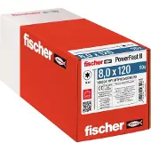 Fischer PowerFast II 8,0x120 TK TG TX blvz 50