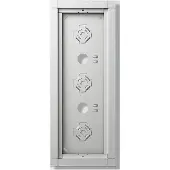 Siedle Aufputzgehäuse GA 612-3/1-01 SM silber-metallic