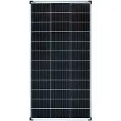 Enjoy solar Klassisches Monokristallines Solarmodul 200W 12V (silberner Rahmen), Neue Version, 0% MwSt.