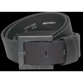 G-Star Ledergürtel "New Duko Belt", Herren, Gr. 95, schwarz (dk schwarz), Büffelleder, Gürtel Ledergürtel