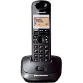 Panasonic KX-TG2511, DECT-Telefon, Kabelloses Mobilteil, Freisprecheinrichtung, 50 Eintragungen, Anrufer-Identifikation, Schwarz