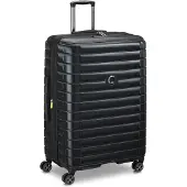 Delsey SHADOW 5.0, Karre, Harte Schale, Schwarz, 4 Rad/Räder, Rollenwalze, TSA-Kombinationsschloss