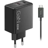 Lenovo Idg Dual Usb-c 65w Gan Laptop-ladegerät