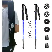 INF Faltbare Wanderstöcke – 2er-Pack Blue