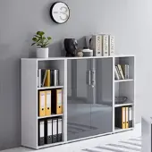 Mid.You Aktenschrank Office Edition Sw Set 2 niedrig Grau/Anthrazit