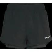 Craft Sporthose Damen ADV Essence 2-In-1 Shorts 2 Black-XXL