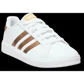 Adidas Grand Court Sustainable Cloud White Matte Gold (GS) - EU 29