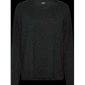 BOSS Pyjama-Top mit Monogramm-Print und Fledermausärmeln Grösse XL