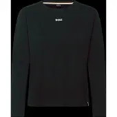 BOSS Pyjama-Top aus Stretch-Baumwolle mit Logo-Print Grösse S