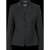 BOSS Gestreifter Slim-Fit Blazer aus Schurwolle Grösse 34